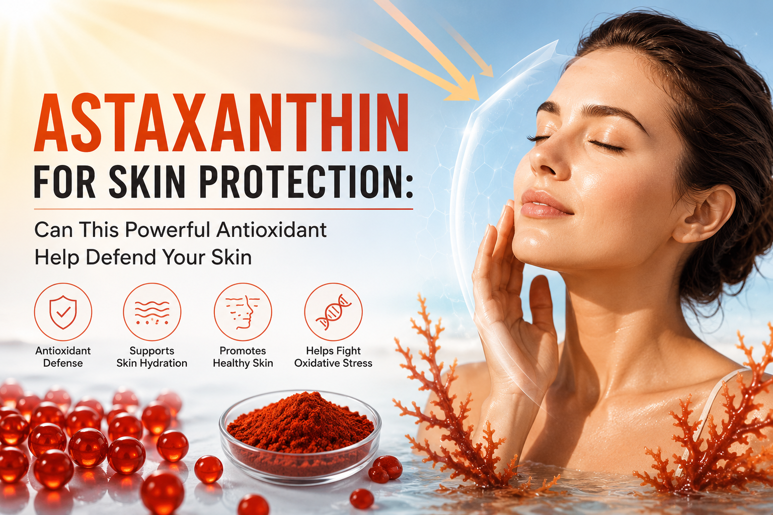 Astaxanthin for Skin Protection: Can This Powerful Antioxidant Help Defend Your Skin From Within?