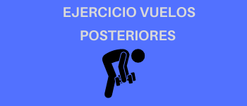 Vuelos posteriores con mancuernas (Deltoides)