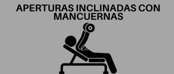 APERTURA INCLINADA CON MANCUERNAS  (Pectoral)