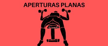 Apertura plana con mancuernas (Pectoral)