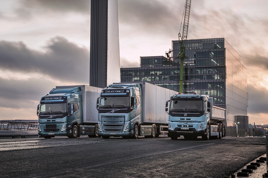 Volvo está pronta para eletrificar boa parte do transporte de mercadorias na Europa