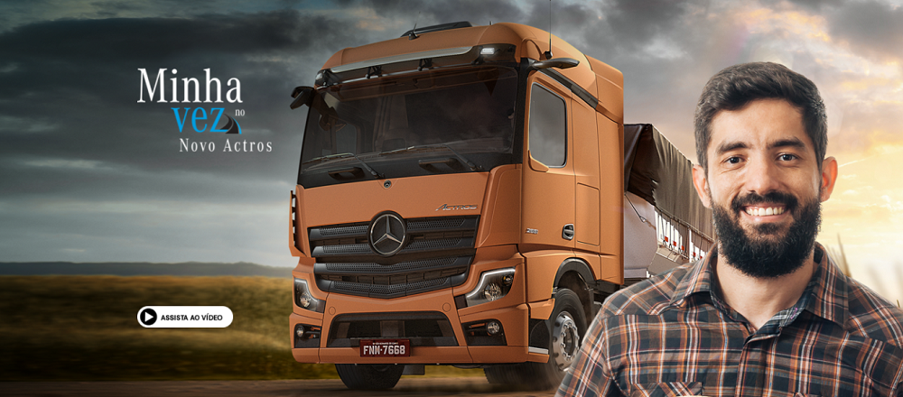 Mercedes-Benz leva caminhoneiros autônomos para test-drive de 200 km com Novo Actros em Cascavel
