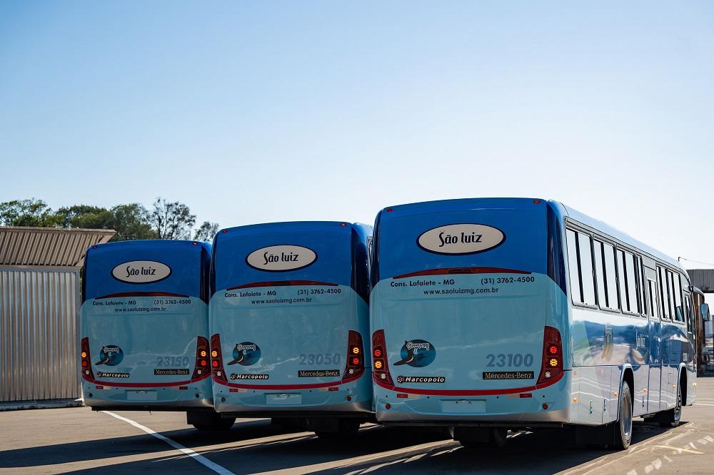 VIAÇÃO SÃO LUIZ, DE MINAS GERAIS, RENOVA FROTA COM 60 NOVOS ÔNIBUS MARCOPOLO