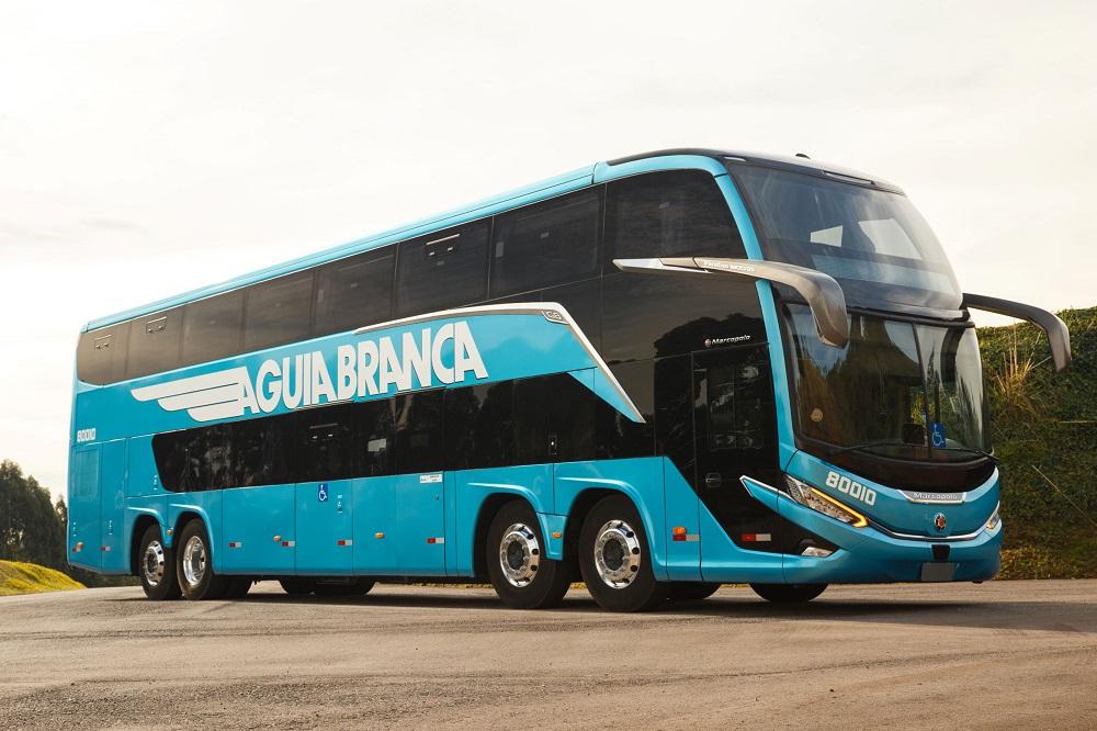 Marcopolo inicia entrega de mais 80 ônibus para Viação Águia Branca
