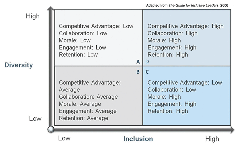 This is the relationship between diversity and inclusion and the importance it has in the workplace.