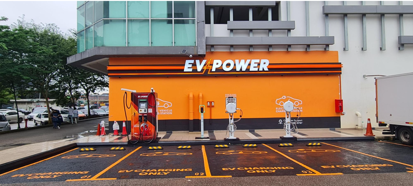 EVPower @ Menara Hartamas (120kW DC, 22kW AC)