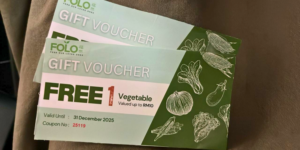 Organic Vegetable Voucher worth RM10 at FOLO Farm
