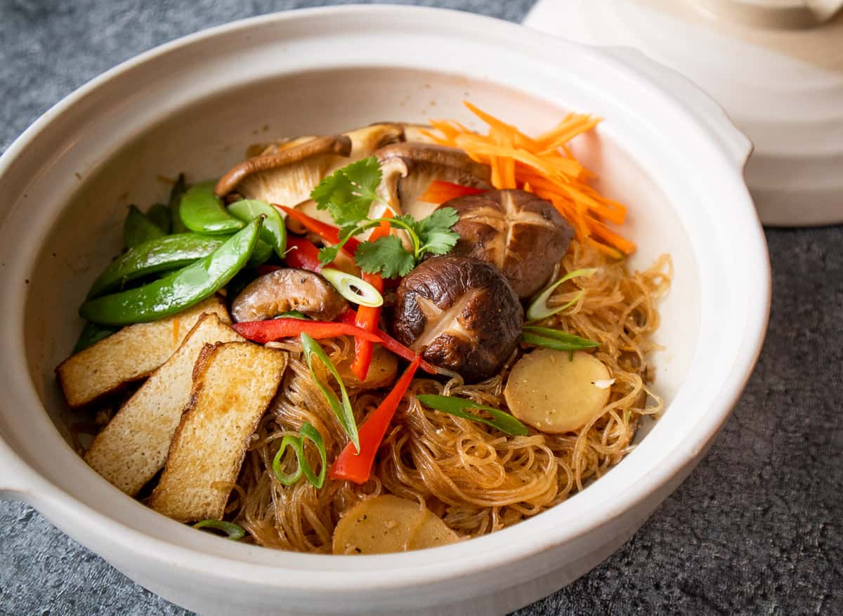 Vegan Clay Pot Glass Noodles