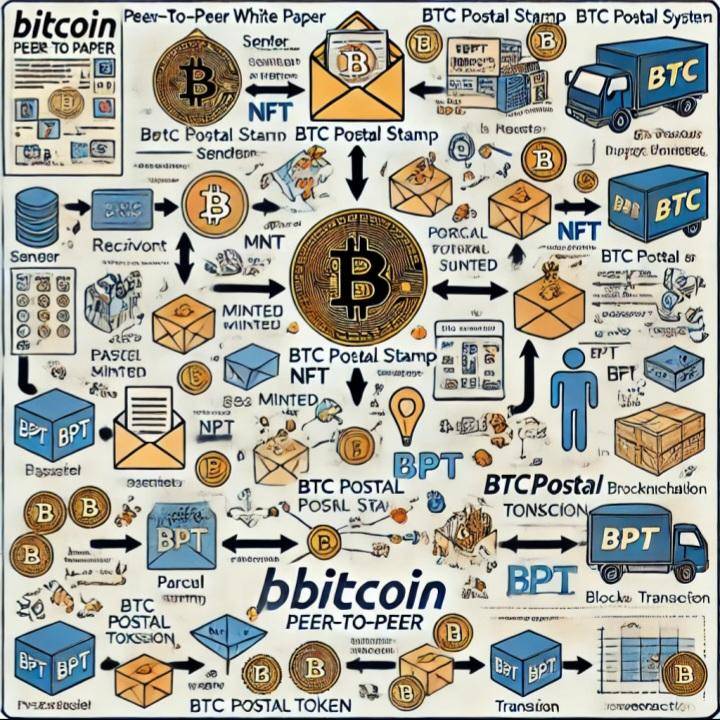 Bitcoin postal service.<br>
Blueprint description.