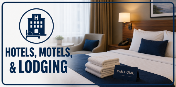 Hotels, Motels & Lodging