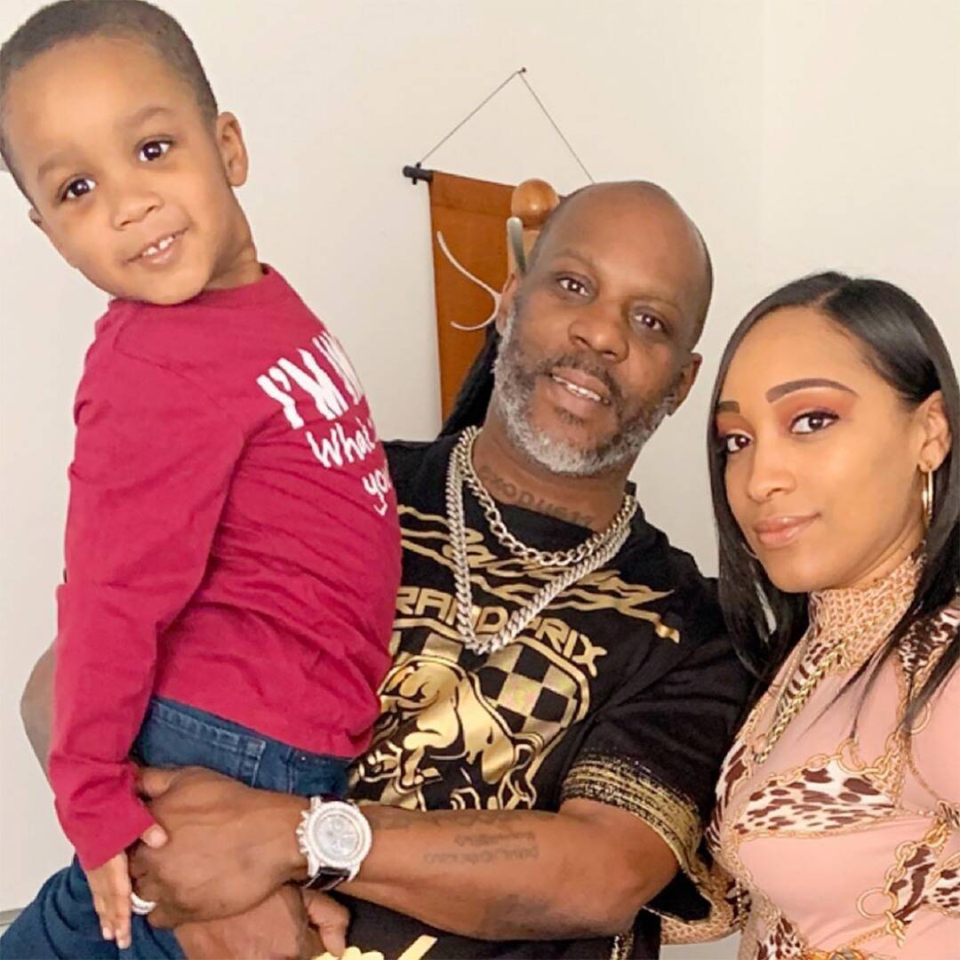 DMX with fiancé, Desiree Lindstrom, and son, Exodus